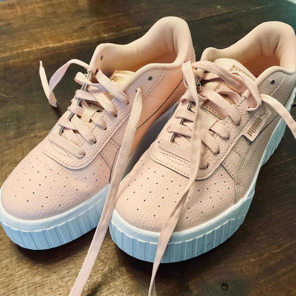 Puma Cali Wedge Platform, Sneaker - Light Pink - 7.5
